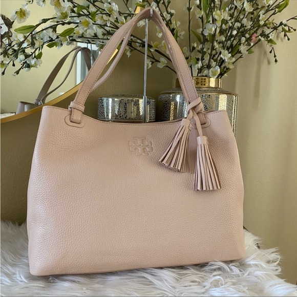 Black Friday sale ✨Tory Burch Thea center zipper leather tote bag - Picture 3 of 11